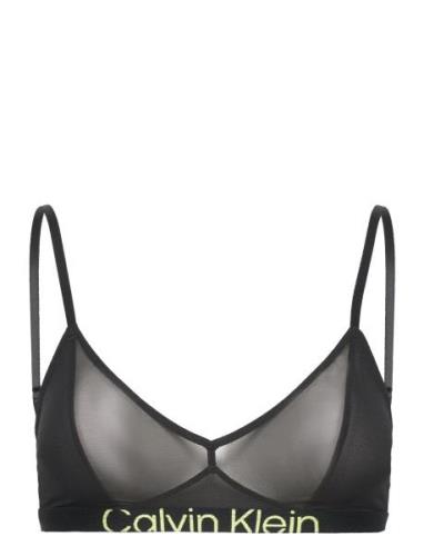 Unlined Bralette Lingerie Bras & Tops Soft Bras Bralette Black Calvin ...