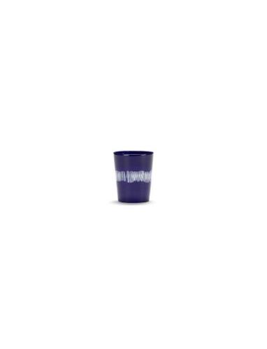 Tea Cup 33Cl Dark Blue-White Feast By Ottolenghi Set/4 Home Tableware ...