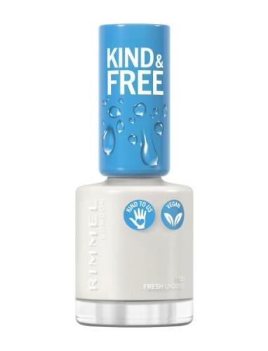 Rimmel Kind & Free Clean Nail Neglelakk Sminke White Rimmel