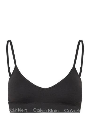 Lght Lined Triangle Lingerie Bras & Tops Soft Bras Bralette Black Calv...