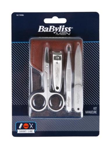 794986 Bbfm Manicure Kit Neglepleie Silver Babyliss Paris