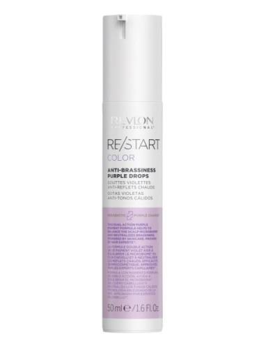 Restart Color Anti-Brassiness Purple Drops Hårpleie Nude Revlon Profes...