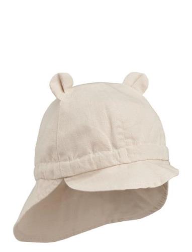 Gorm Linen Sun Hat Solhatt Cream Liewood