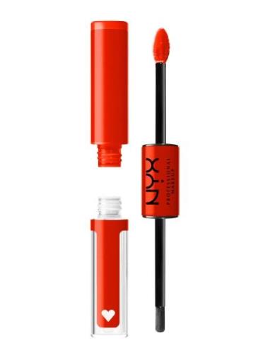 Shine Loud High Pigment Lip Shine Lipgloss Sminke Orange NYX Professio...