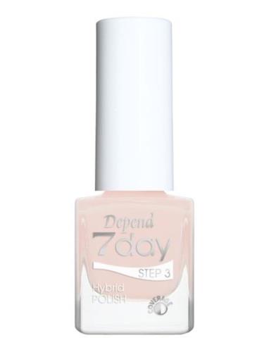 7Day Hybrid Polish 7294 Neglelakk Sminke Pink Depend Cosmetic