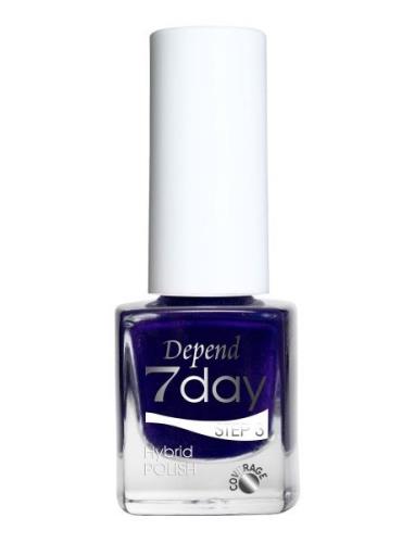 7Day Hybrid Polish 7277 Neglelakk Sminke Blue Depend Cosmetic