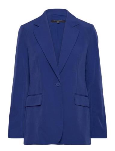 Echo Single Breasted Blazer Blazers Single Breasted Blazers Blue Frenc...