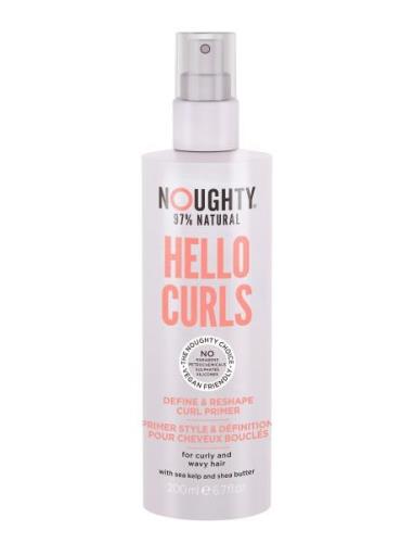 Hello Curls Define And Reshape Curl Primer Hårspray Mousse Nude Nought...