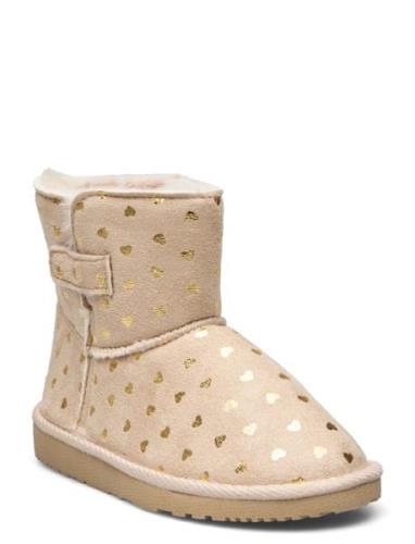 Nmfacc-Ruda Boot Tøfler Innesko Beige Name It