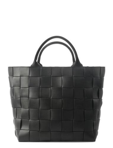 Braided Strap Shopper Black Shopper Veske Black Ceannis