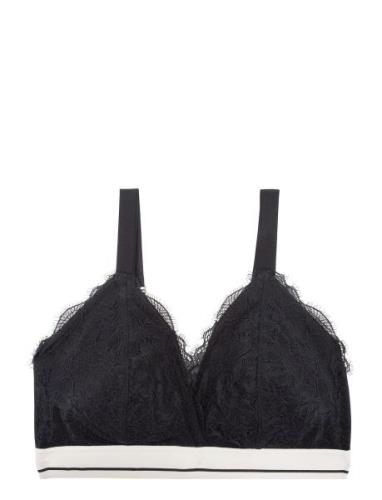 Darling Lace Lingerie Bras & Tops Soft Bras Bralette Black Love Storie...