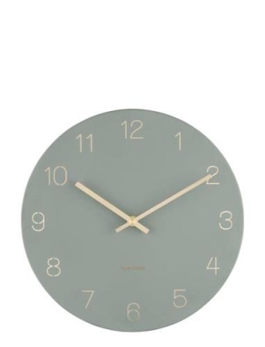 Wall Clock Charm Engraved Numbers Home Decoration Watches Wall Clocks ...