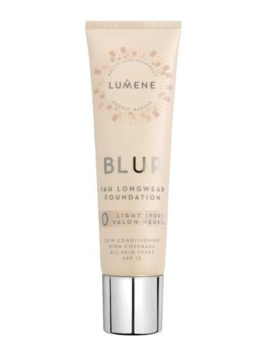 Blur 16H Longwear Spf15 Foundation 0 Light Ivory Foundation Sminke LUM...