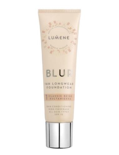 Blur 16H Longwear Spf15 Foundation 1 Classic Beige Foundation Sminke L...