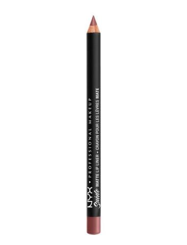 Suede Matte Lip Liner Lipliner Sminke Purple NYX Professional Makeup