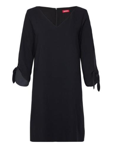 Dresses Light Woven Kort Kjole Black Esprit Casual