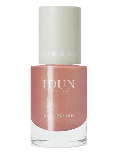 Nail Polish Turmalin Neglelakk Sminke Pink IDUN Minerals