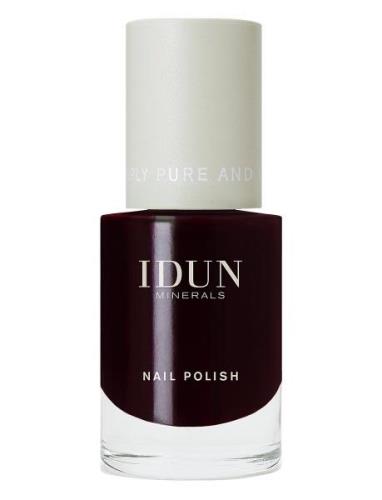 Nail Polish Granat Neglelakk Sminke Purple IDUN Minerals