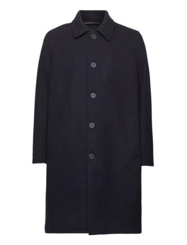 Carlos Coat Ullfrakk Frakk Navy Clean Cut Copenhagen