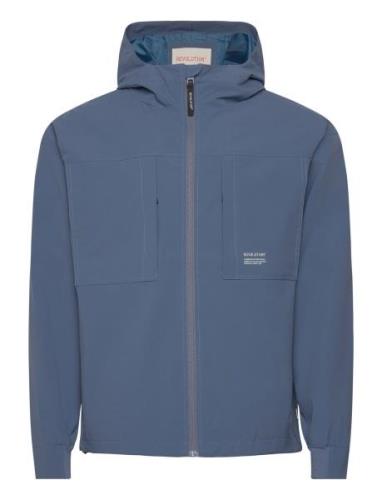 Hooded Windbreaker Tynn Jakke Blue Revolution