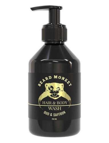 Hair & Body Wash Oud & Saffron Dusjkrem Nude Beard Monkey