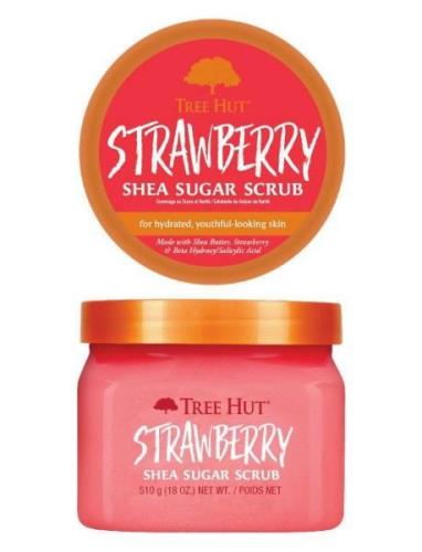 Shea Sugar Scrub Strawberry Bodyscrub Kroppspleie Kroppspeeling Nude T...