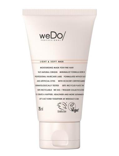 Wedo Professional Light & Soft Hair Mask 75Ml Hårmaske Nude WeDo Profe...