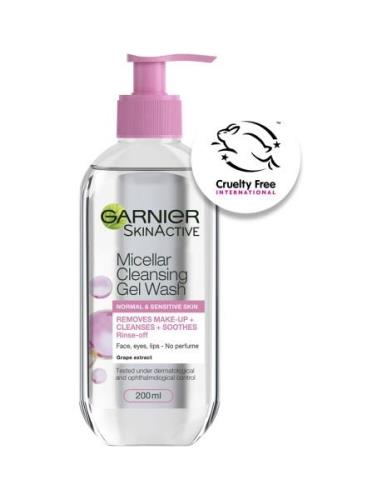 Micellar Cleansing Gel Ansiktsrens Sminkefjerning Rens Nude Garnier