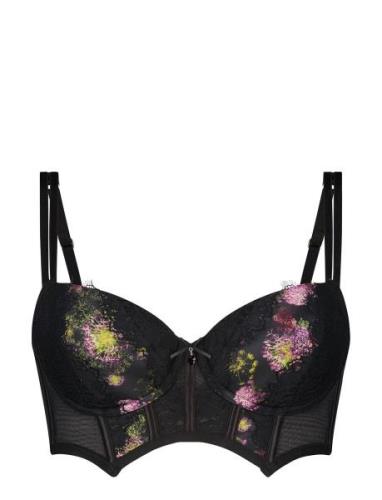 Amelie Pd Ll Lingerie Bras & Tops Soft Bras Bralette Black Hunkemöller