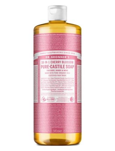 Pure Castile Liquid Soap Cherry Blossom Dusjkrem Nude Dr. Bronner’s