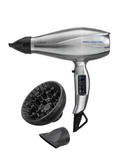 Digital Dryer 2200W Silver Pro Hårføner Silver BaByliss