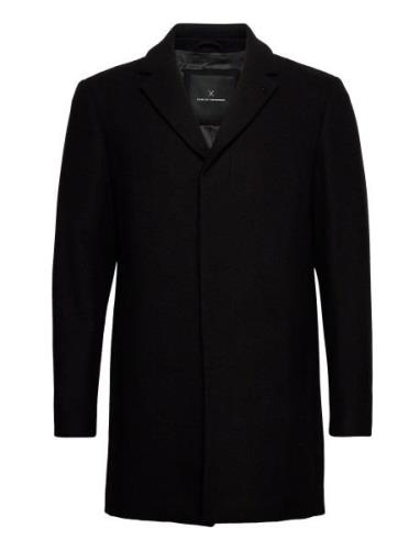 Ralf Jacket Ullfrakk Frakk Black Clean Cut Copenhagen