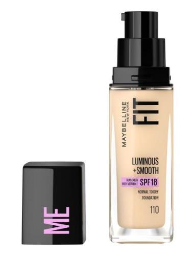 Maybelline New York Fit Me Luminous + Smooth Foundation 110 Porcelain ...