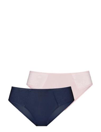 Talia-2Pp Cheeky Hipster Hipstertruse Undertøy Navy Dorina