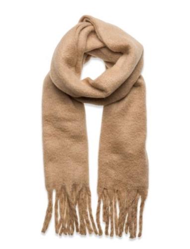 Sc-Mirabelle Accessories Scarves Winter Scarves Beige Soyaconcept