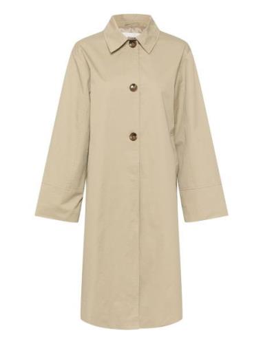 Marikb Jacket Trench Coat Kåpe Beige Karen By Simonsen