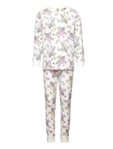 Pajama Unicorns And Cute Anima Pyjamas Sett Multi/patterned Lindex