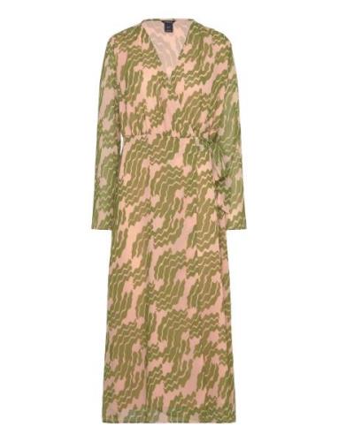 Dress Elly Maxikjole Festkjole Khaki Green Lindex