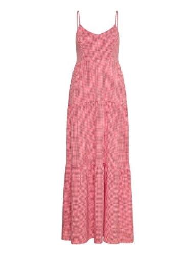 Mari Long Dress Maxikjole Festkjole Red Once Untold