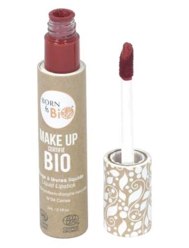 Born To Bio Organic Liquid Lipstick Lipgloss Sminke Red Born To Bio