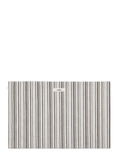 Pudebetræk Small Stripes Home Textiles Bedtextiles Pillow Cases Grey B...