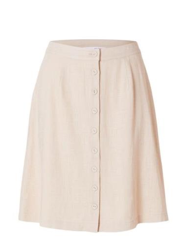 Slfgulia Hw Short Skirt Kort Skjørt Cream Selected Femme