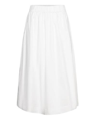 Freya Skirt Knelangt Skjørt White Twist & Tango