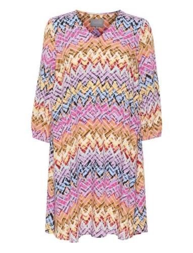 Cukendall Short Dress Kort Kjole Multi/patterned Culture