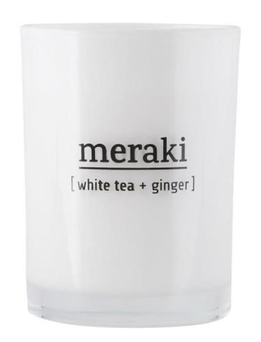 Scented Candle, White Tea & Ginger Duftlys Nude Meraki