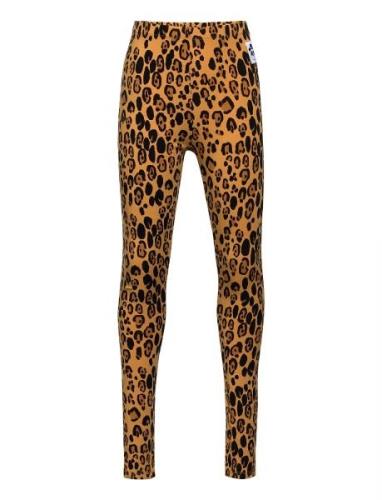 Basic Leopard Leggings Bottoms Leggings Brown Mini Rodini