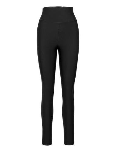 Graphic High Waist Tights Sport Running-training Tights Black Casall