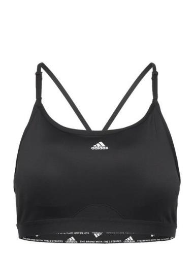 Aeroreact Ls P Sport Bras & Tops Sports Bras - All Black Adidas Perfor...