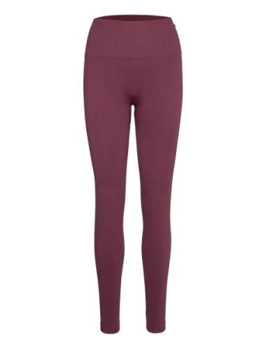 Bar Tights Sport Running-training Tights Purple Famme