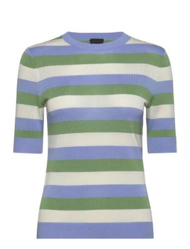 Facuba Tops Knitwear Jumpers Blue BOSS